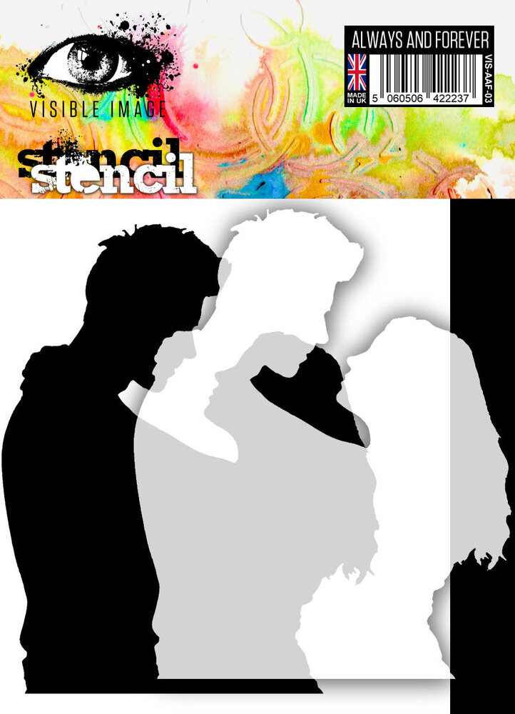 Visible Image Always and Forever 6x6 Inch Stencil (VIS-AAF-03) Visible Image Always and Forever 6x6 Inch Stencil (VIS-AAF-03)