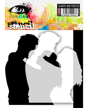 Visible Image Always and Forever 6x6 Inch Stencil (VIS-AAF-03) Visible Image Always and Forever 6x6 Inch Stencil (VIS-AAF-03)