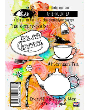 Visible Image Afternoon Tea A6 Stamp Set (VIS-AFT-01)