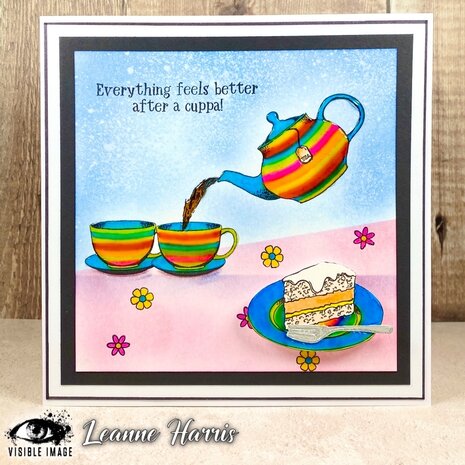 Visible Image Afternoon Tea A6 Stamp Set (VIS-AFT-01) Visible Image Afternoon Tea A6 Stamp Set (VIS-AFT-01)