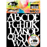 Visible Image A to Z 6x6 Inch Stencil (VIS-ATZ-03)