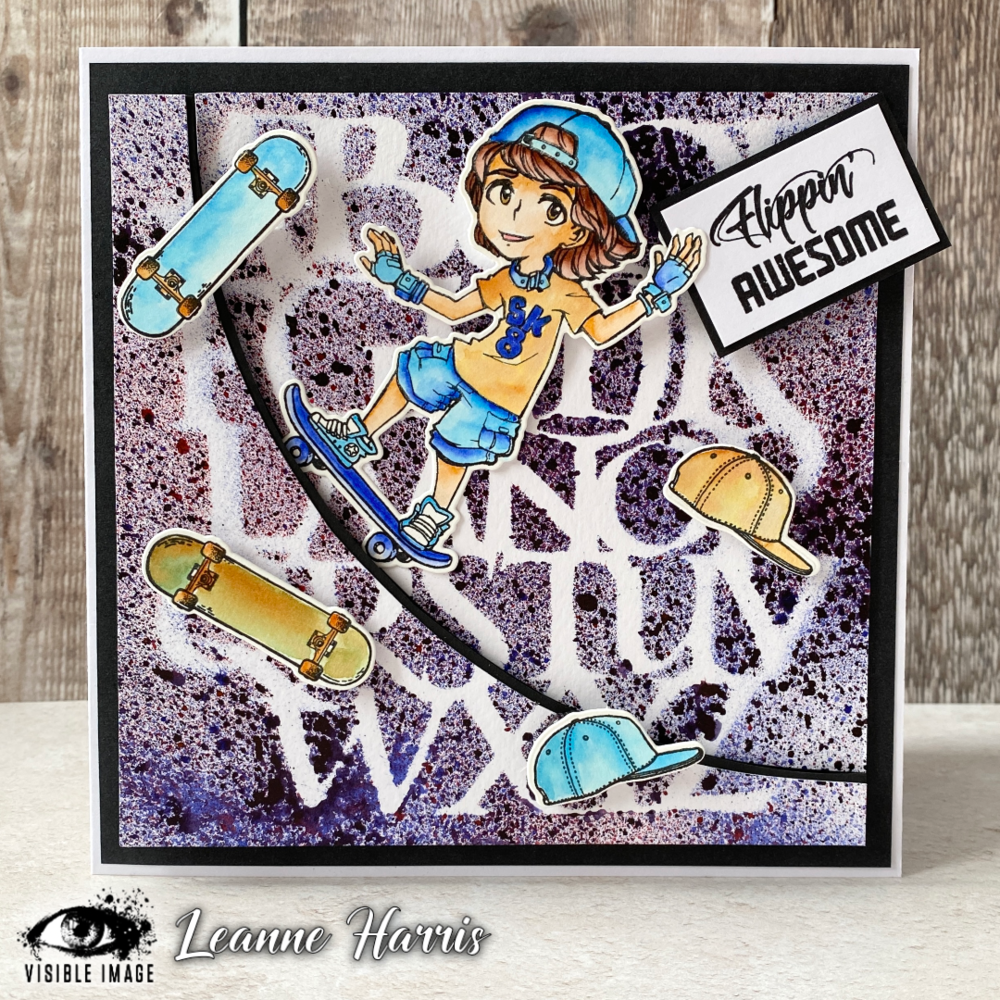 Visible Image A to Z 6x6 Inch Stencil (VIS-ATZ-03)