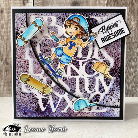 Visible Image A to Z 6x6 Inch Stencil (VIS-ATZ-03)