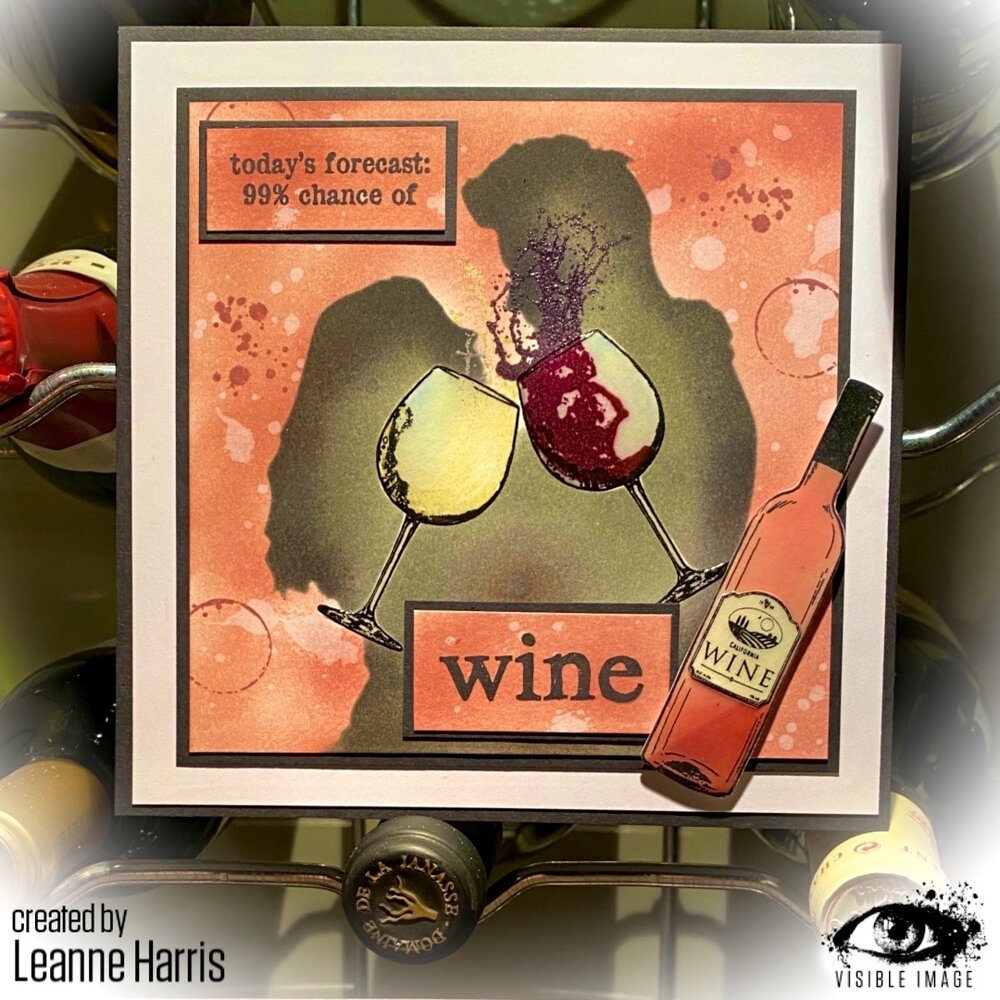 Visible Image 99% Chance Of Wine A6 Stamp Set (VIS-COW-01) Visible Image 99% Chance Of Wine A6 Stamp Set (VIS-COW-01)