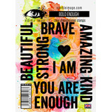 Visible Image Bold Enough A6 Stamp Set (VIS-BOE-01)