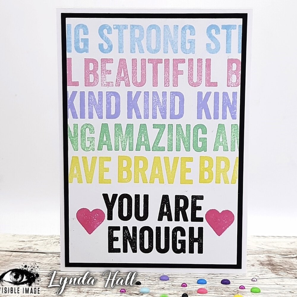Visible Image Bold Enough A6 Stamp Set (VIS-BOE-01) Visible Image Bold Enough A6 Stamp Set (VIS-BOE-01)