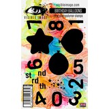 Visible Image Birthday Balloons A6 Stamp Set (VIS-BBA-01)
