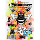 Visible Image Bee Happy A6 Stamp Set (VIS-BEH-01)