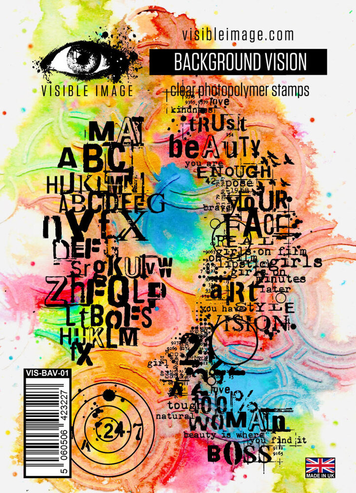 Visible Image Background Vision A6 Stamp Set (VIS-BAV-01)