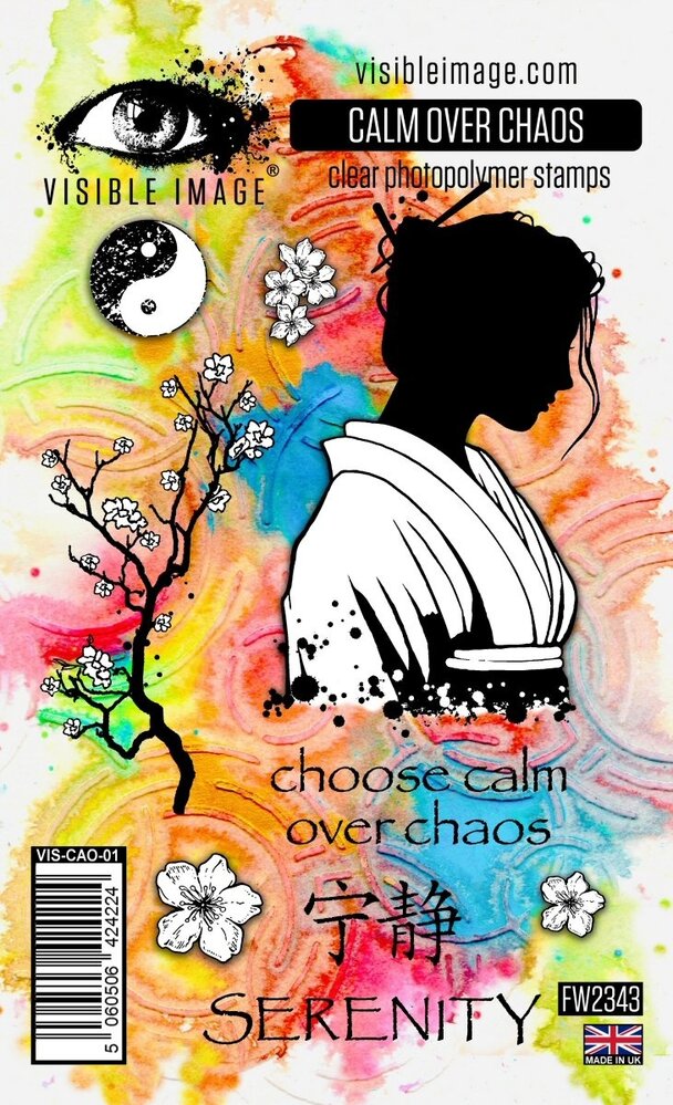 Visible Image Calm Over Chaos A6 Stamp Set (VIS-CAO-01)