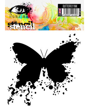 Visible Image Butterfly Ink 6x6 Inch Stencil (VIS-BFI-03)