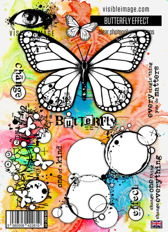 Visible Image Butterfly Effect A5 Stamp Set (VIS-BEF-01)