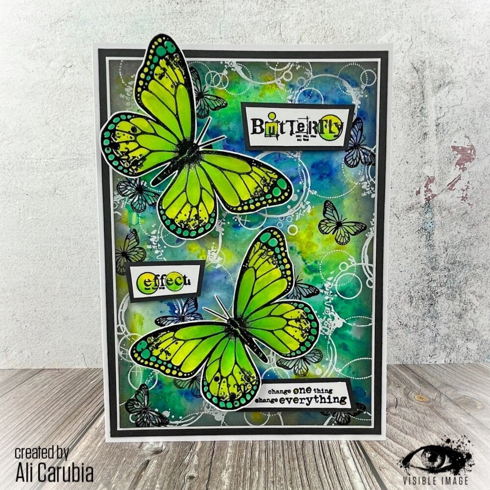 Visible Image Butterfly Effect A5 Stamp Set (VIS-BEF-01)
