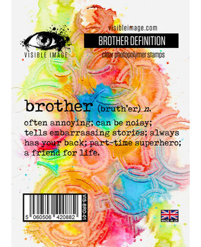 Visible Image Brother Definition A7 Stamp (VIS-BRD-01)