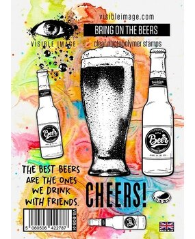 Visible Image Bring On The Beers A6 Stamp Set (VIS-BOB-01)