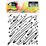 Visible Image Drizzle 6x6 Inch Stencil (VIS-DRZ-03)