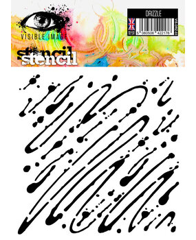Visible Image Drizzle 6x6 Inch Stencil (VIS-DRZ-03)