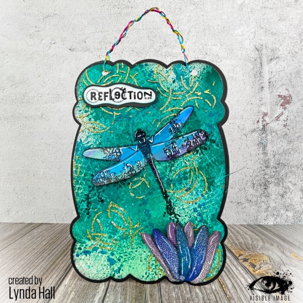 Visible Image Dragonfly Reflection A5 Stamp Set (VIS-DRF-01) Visible Image Dragonfly Reflection A5 Stamp Set (VIS-DRF-01)