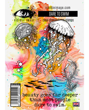 Visible Image Dare To Swim A6 Stamp Set (VIS-DTS-01)