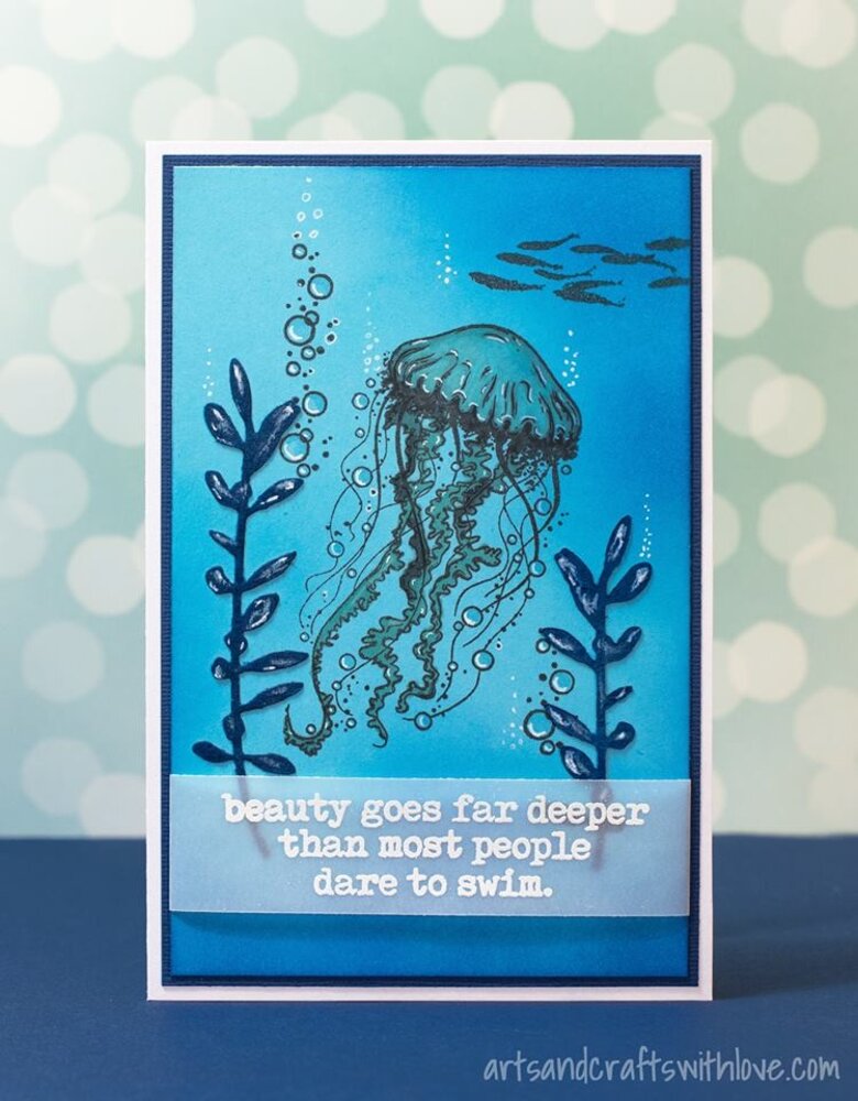 Visible Image Dare To Swim A6 Stamp Set (VIS-DTS-01) Visible Image Dare To Swim A6 Stamp Set (VIS-DTS-01)