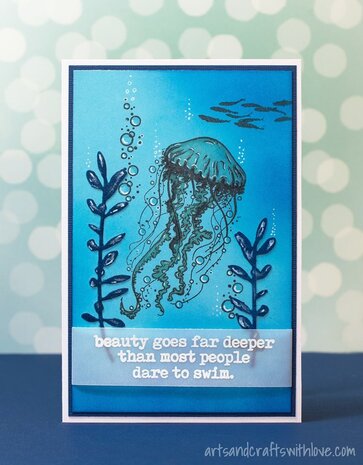 Visible Image Dare To Swim A6 Stamp Set (VIS-DTS-01) Visible Image Dare To Swim A6 Stamp Set (VIS-DTS-01)