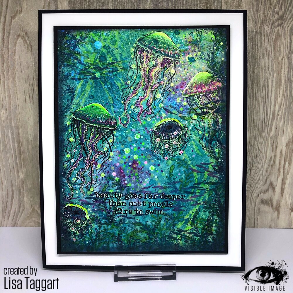 Visible Image Dare To Swim A6 Stamp Set (VIS-DTS-01) Visible Image Dare To Swim A6 Stamp Set (VIS-DTS-01)