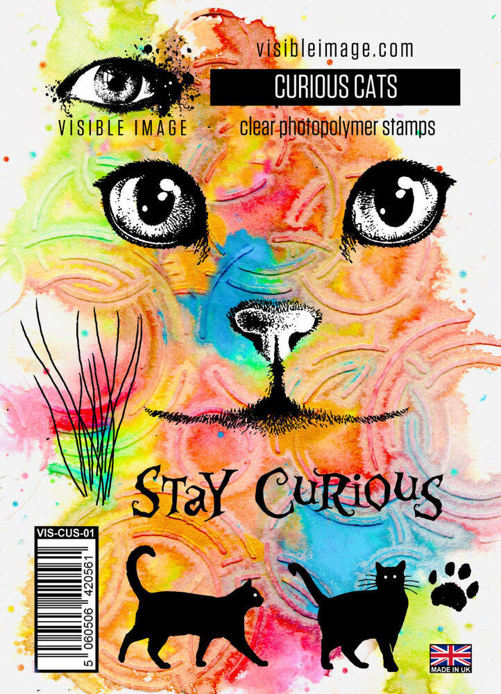 Visible Image Curious Cats A6 Stamp Set (VIS-CUS-01) Visible Image Curious Cats A6 Stamp Set (VIS-CUS-01)