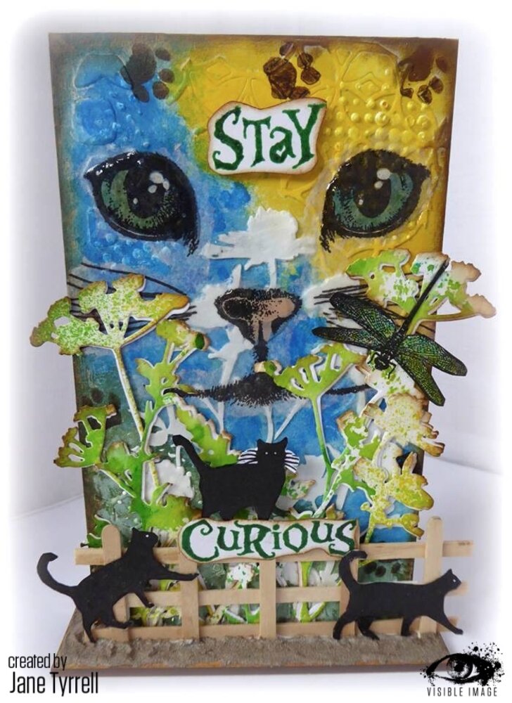 Visible Image Curious Cats A6 Stamp Set (VIS-CUS-01) Visible Image Curious Cats A6 Stamp Set (VIS-CUS-01)