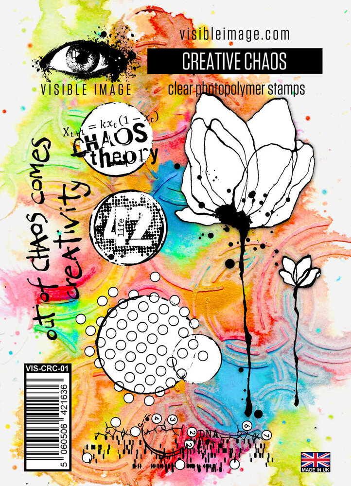 Visible Image Creative Chaos A6 Stamp Set (VIS-CRC-01) Visible Image Creative Chaos A6 Stamp Set (VIS-CRC-01)