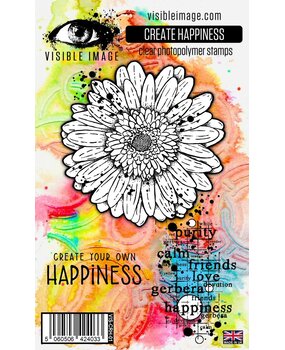 Visible Image Create Happiness A6 Stamp Set (VIS-CRH-01)