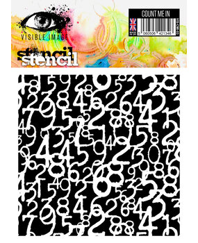 Visible Image Count Me In 6x6 Inch Stencil (VIS-CMI-03)