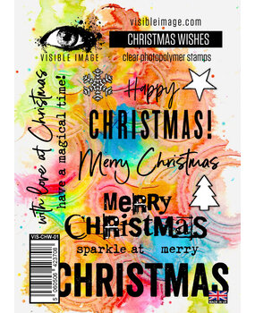 Visible Image Christmas Wishes A6 Stamp Set (VIS-CHW-01)