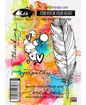 Visible Image Forever In Your Heart A6 Stamp Set (VIS-FIH-01)