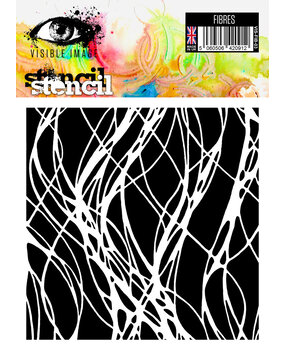 Visible Image Fibres 6x6 Inch Stencil (VIS-FIB-03)
