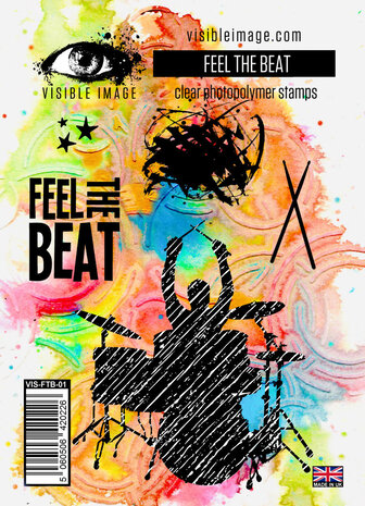 Visible Image Feel The Beat A6 Stamp Set (VIS-FTB-01)