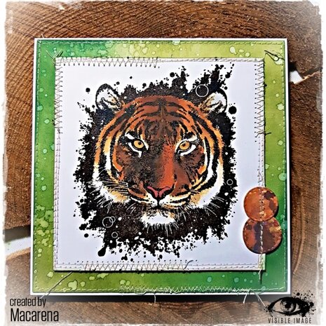 Visible Image Fearless Tiger A6 Stamp Set (VIS-FTI-01) Visible Image Fearless Tiger A6 Stamp Set (VIS-FTI-01)