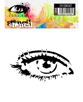 Visible Image Eye Contact 6x6 Inch Stencil (VIS-EYC-03)