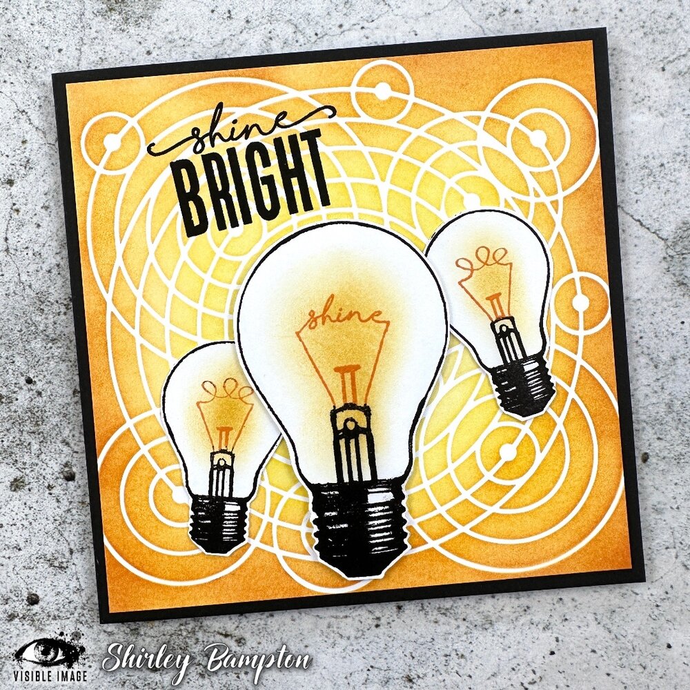 Visible Image Echoes 6x6 Inch Stencil (VIS-ECH-03) Visible Image Echoes 6x6 Inch Stencil (VIS-ECH-03)