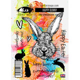 Visible Image Happy Bunny A6 Stamp Set (VIS-HBU-01)