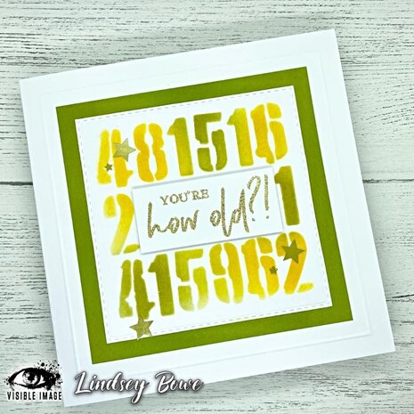 Visible Image Grunged Numbers 4x4 Inch Stencil (VIS-GN4-03) Visible Image Grunged Numbers 4x4 Inch Stencil (VIS-GN4-03)
