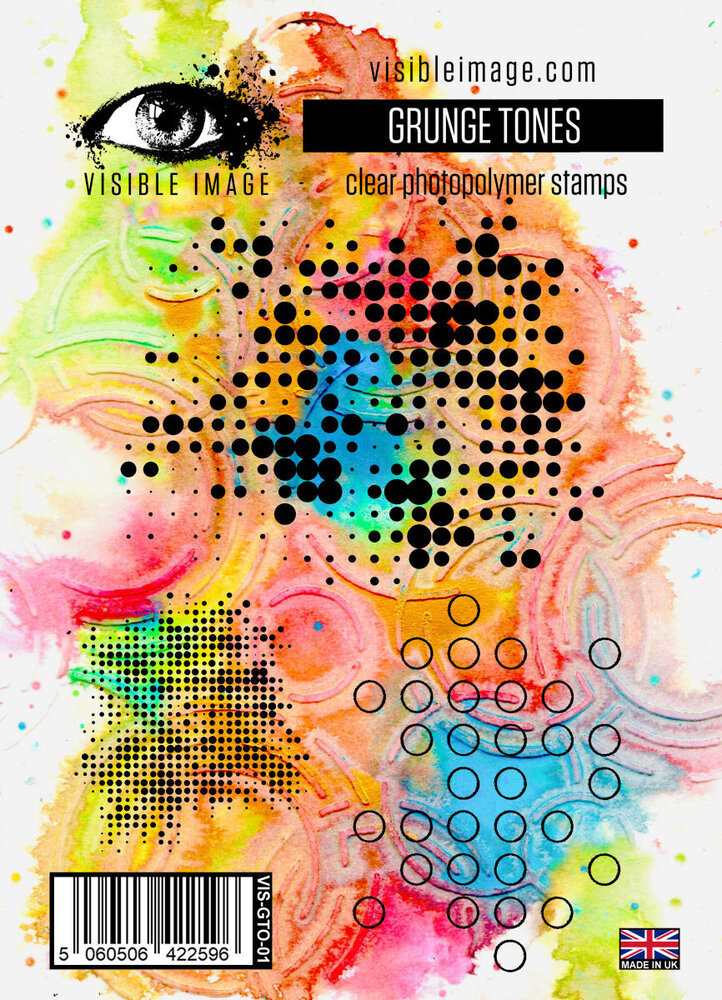 Visible Image Grunge Tones A6 Stamp Set (VIS-GTO-01)