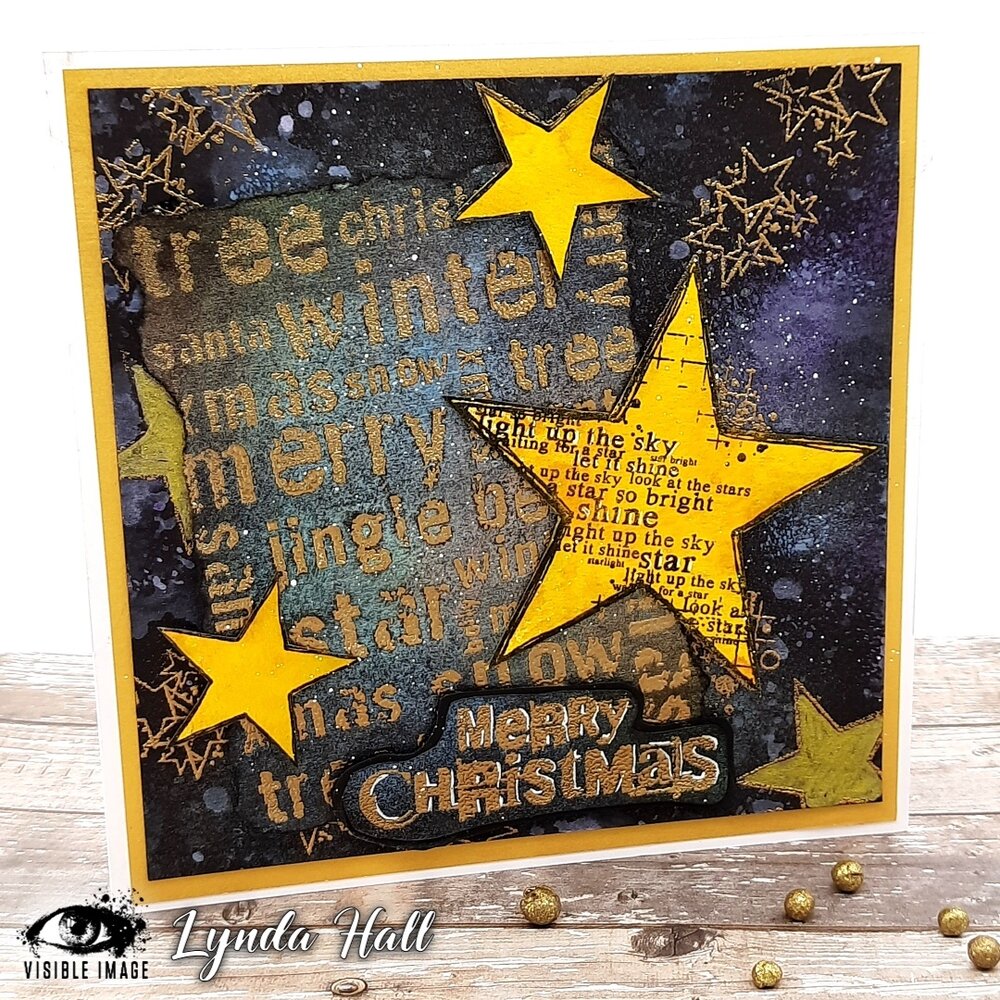 Visible Image Grunge Christmas Words A6 Stamp Set (VIS-GCW-01) Visible Image Grunge Christmas Words A6 Stamp Set (VIS-GCW-01)