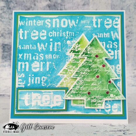 Visible Image Grunge Christmas Words A6 Stamp Set (VIS-GCW-01) Visible Image Grunge Christmas Words A6 Stamp Set (VIS-GCW-01)