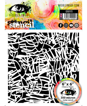 Visible Image Graffiti 6x6 Inch Stencil (VIS-GRA-03)