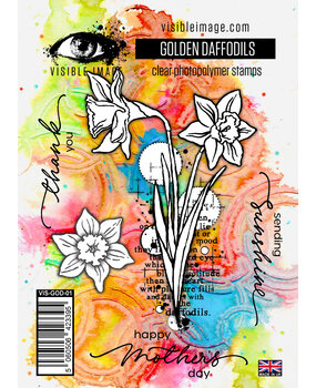 Visible Image Golden Daffodils A6 Stamp Set (VIS-GOD-01)