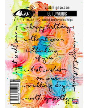 Visible Image Go To Words A6 Stamp Set (VIS-GTW-01)