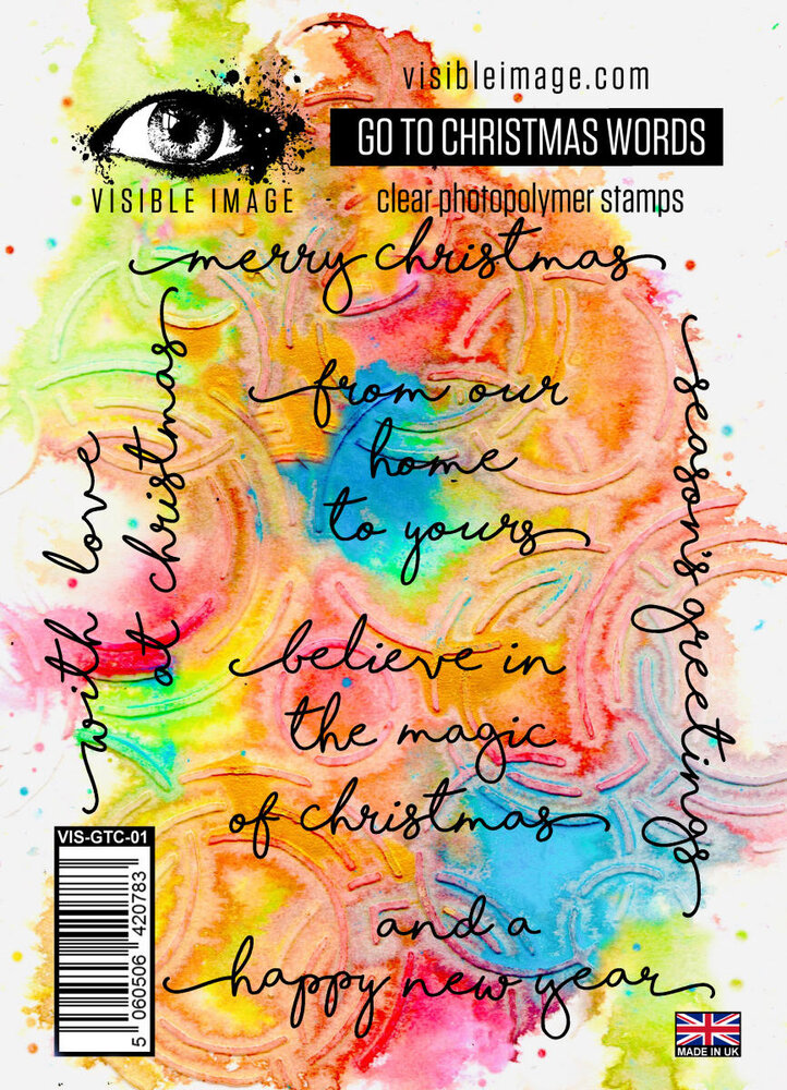 Visible Image Go To Christmas Words A6 Stamp Set (VIS-GTC-01) Visible Image Go To Christmas Words A6 Stamp Set (VIS-GTC-01)