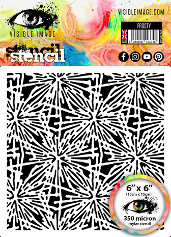 Visible Image Frosty 6x6 Inch Stencil (VIS-FRO-03) Visible Image Frosty 6x6 Inch Stencil (VIS-FRO-03)