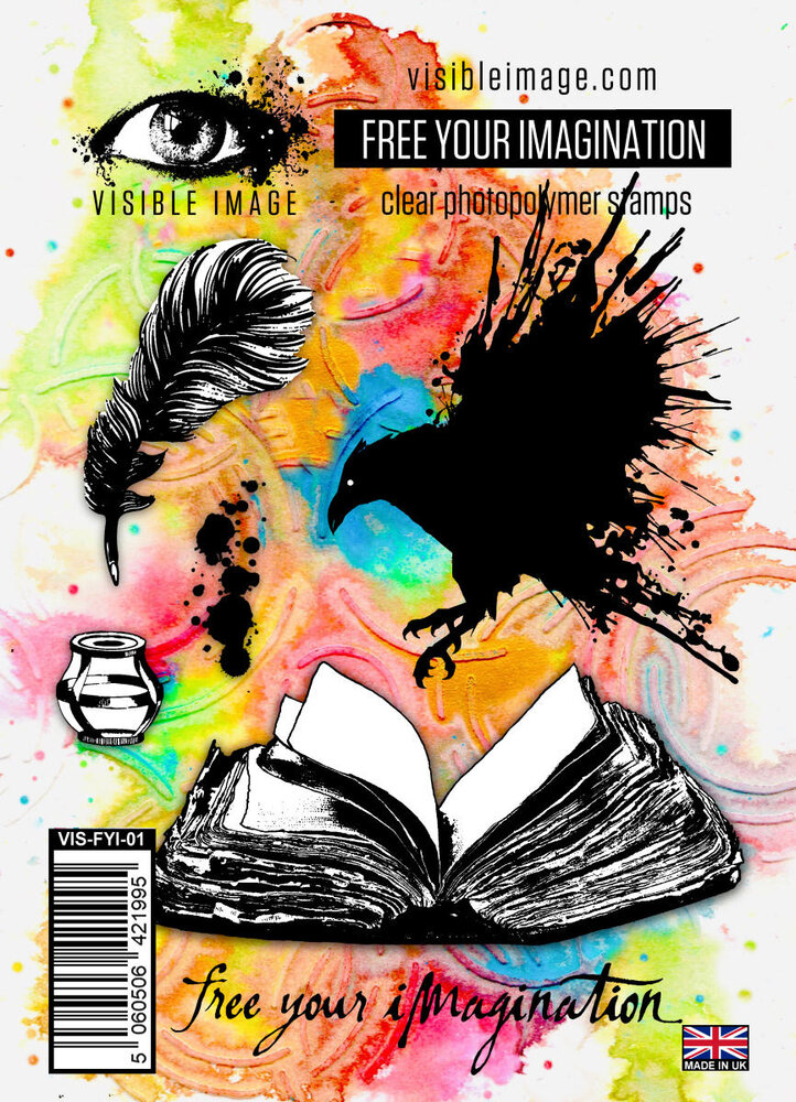 Visible Image Free Your Imagination A6 Stamp Set (VIS-FYI-01) Visible Image Free Your Imagination A6 Stamp Set (VIS-FYI-01)