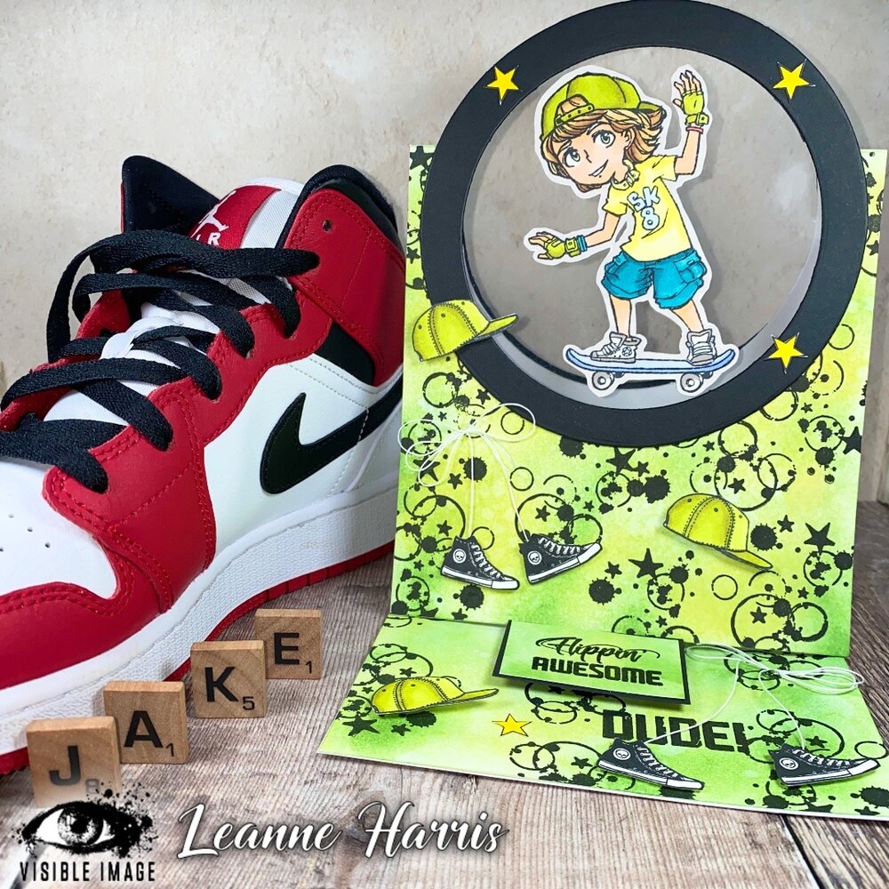 Visible Image Jake Skates A6 Stamp Set (VIS-JAK-01) Visible Image Jake Skates A6 Stamp Set (VIS-JAK-01)